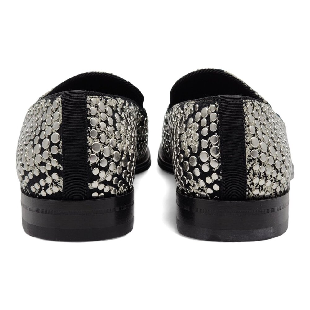 Alexander McQueen Silver Studded Loafers 40 (7US) - Picture 5 of 8